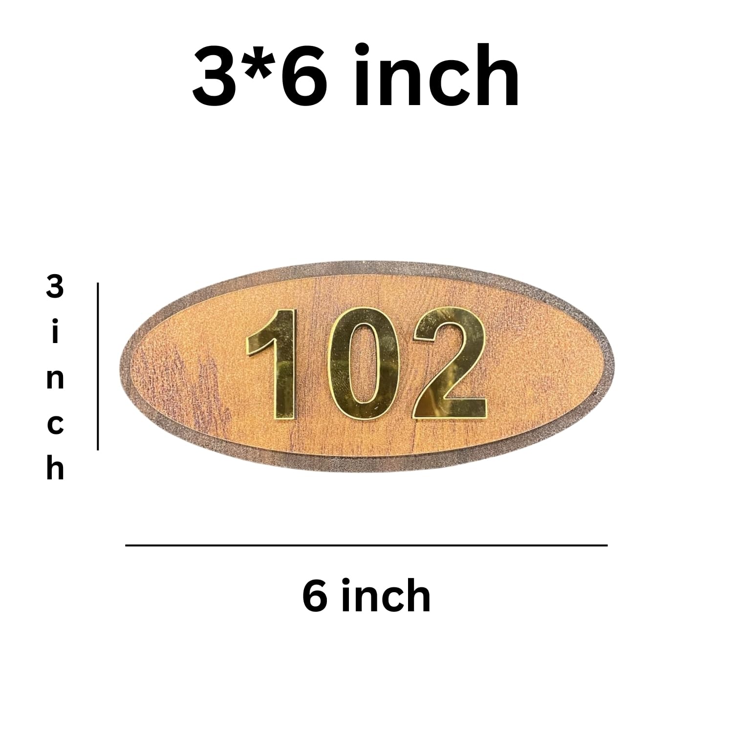Customized Name Plate for Door Entrance Outdoor | Personalized Housewarming Gifts & Home Decor | Water Proof Name Plate for House | Affordable & Unique Number Plates and Art Name Plaques — Amazon image 6