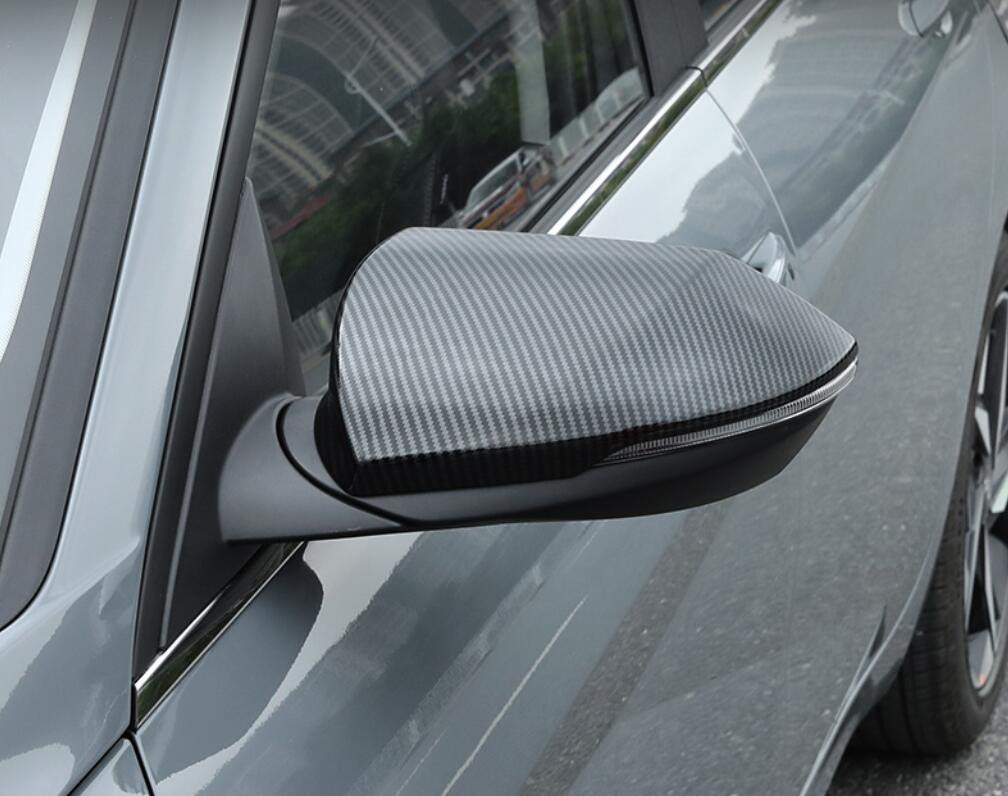 Włókno węglowe Auto Lusterko wsteczne Osłony osłony do Elantra 2021-2022-2023