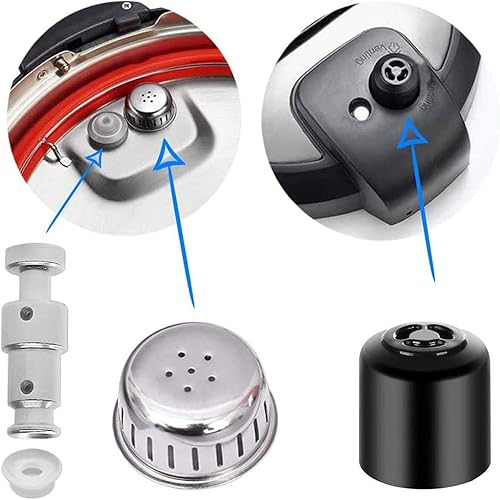 Miniatura 2 de Mango de liberación de vapor, piezas de repuesto de válvula flotante original con 3 tapas de silicona para Instant Pot Ultra 3, 6, 8 cuartos