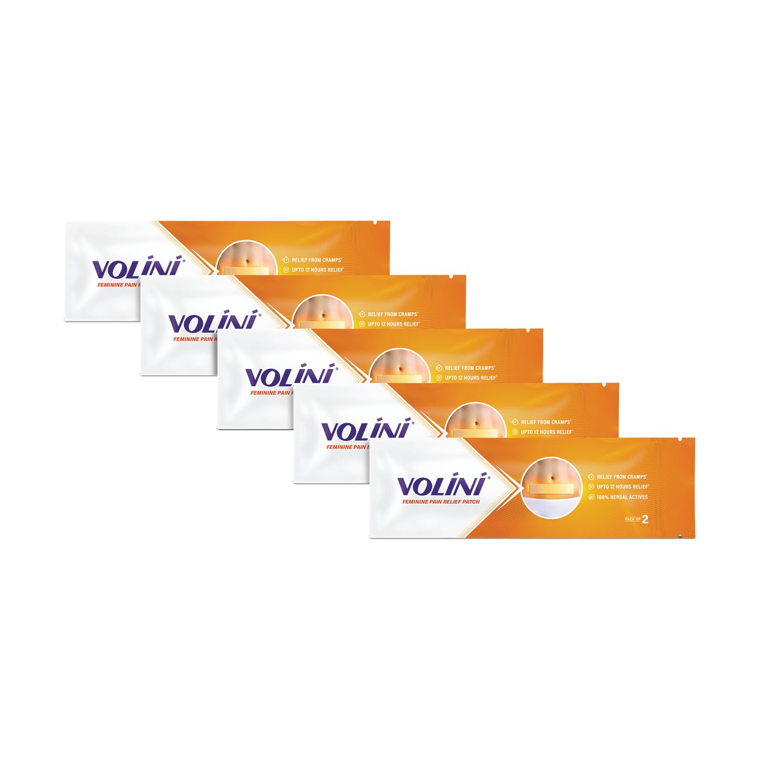 Volini Feminine Pain Relief Patch | Relief from Cramps | Pack of 5 — Amazon image 9