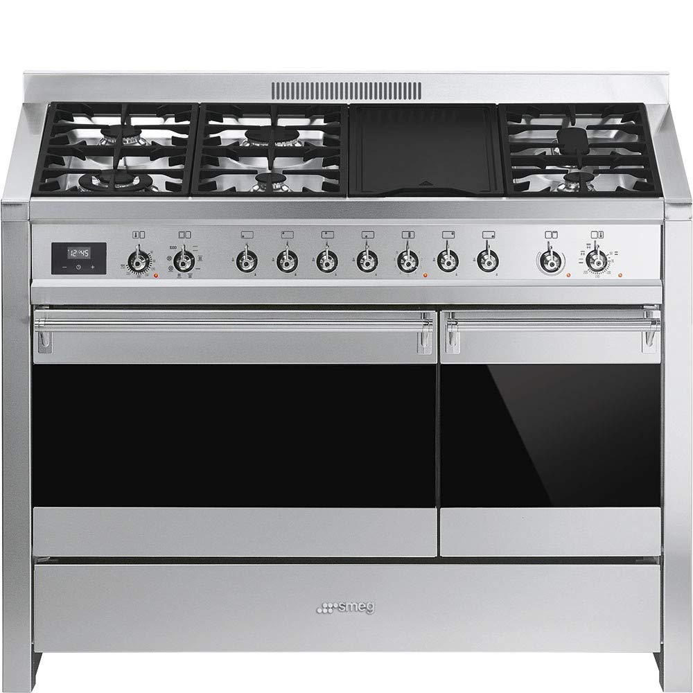 Opera A3-81 120cm Dual Fuel Range Cooker - Stainless Steel - B/B Rated - 1 Year Warranty