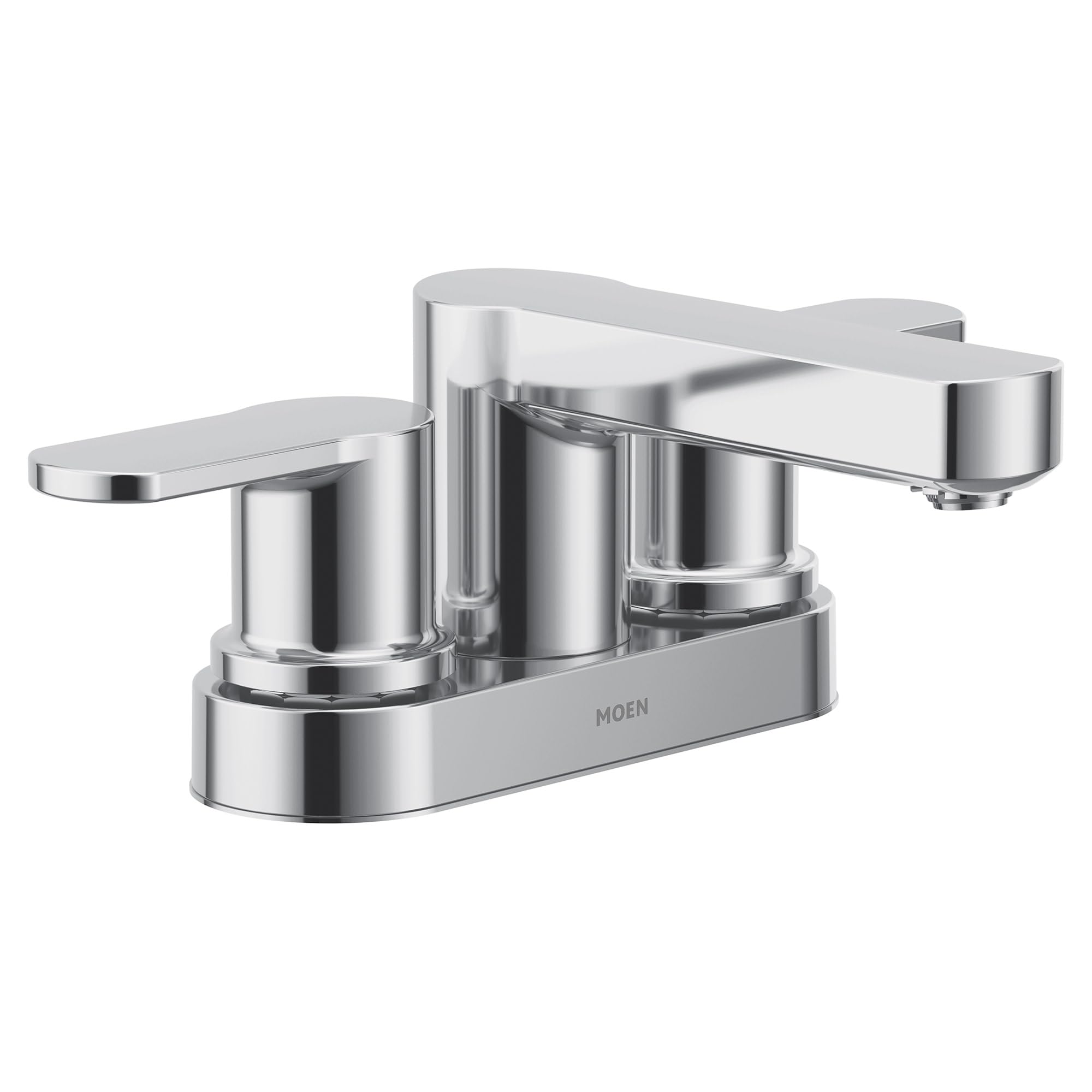 Moen Laris Two-Handle 4” Centerset Modern Bathroom Faucet, 84015