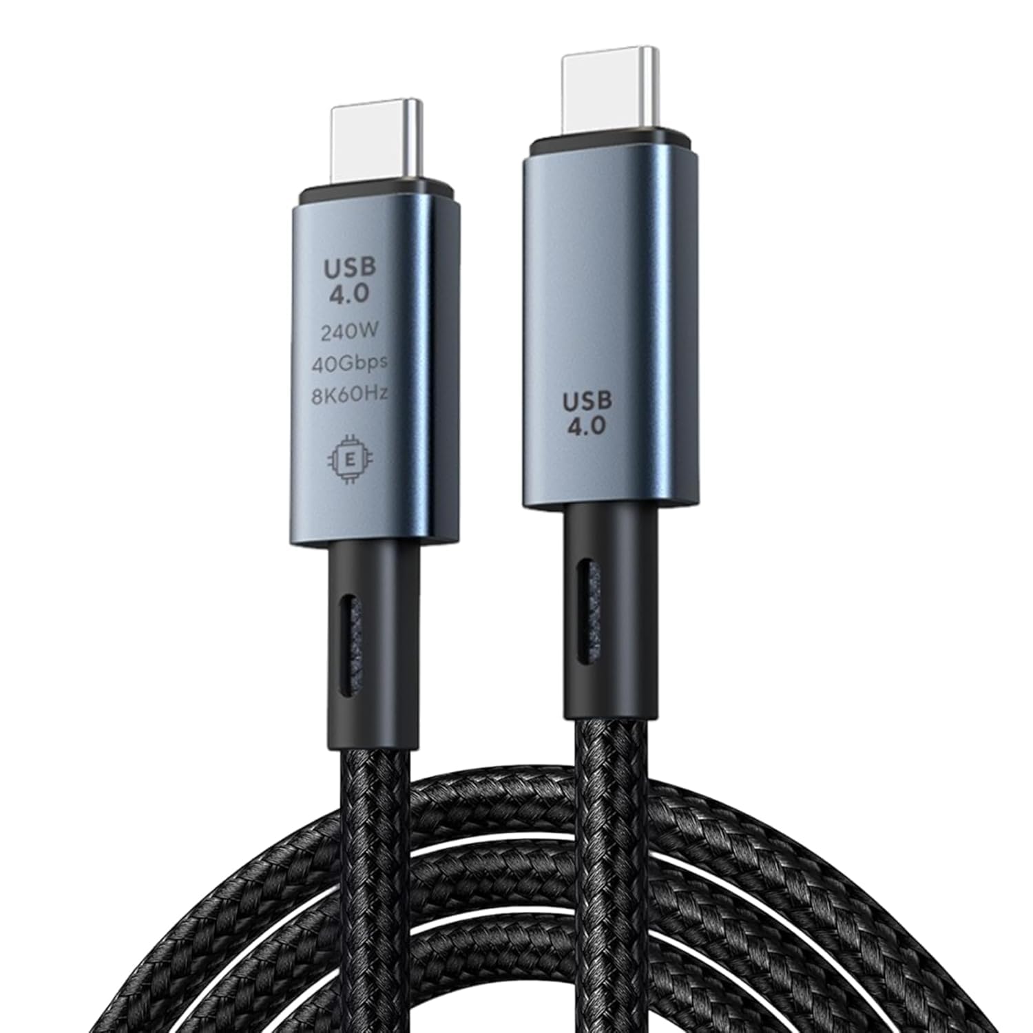 MICROWARE USB C Thunderbolt 4 Cable, 40Gbps Date, 1 Meter 8K 4K Video Sync Display, 240W Fast Charging, Fully Compatible with Thunderbolt 4/3, Type USB-C, USB4 (1, Metres)-image-37