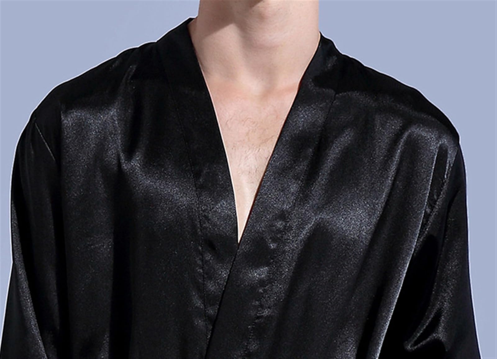 Accappatoio Camicie da Notte Accappatoio Assorbente Uomo Tinta Unita Accappatoi Taglie Forti Pigiama da Donna(B,S)