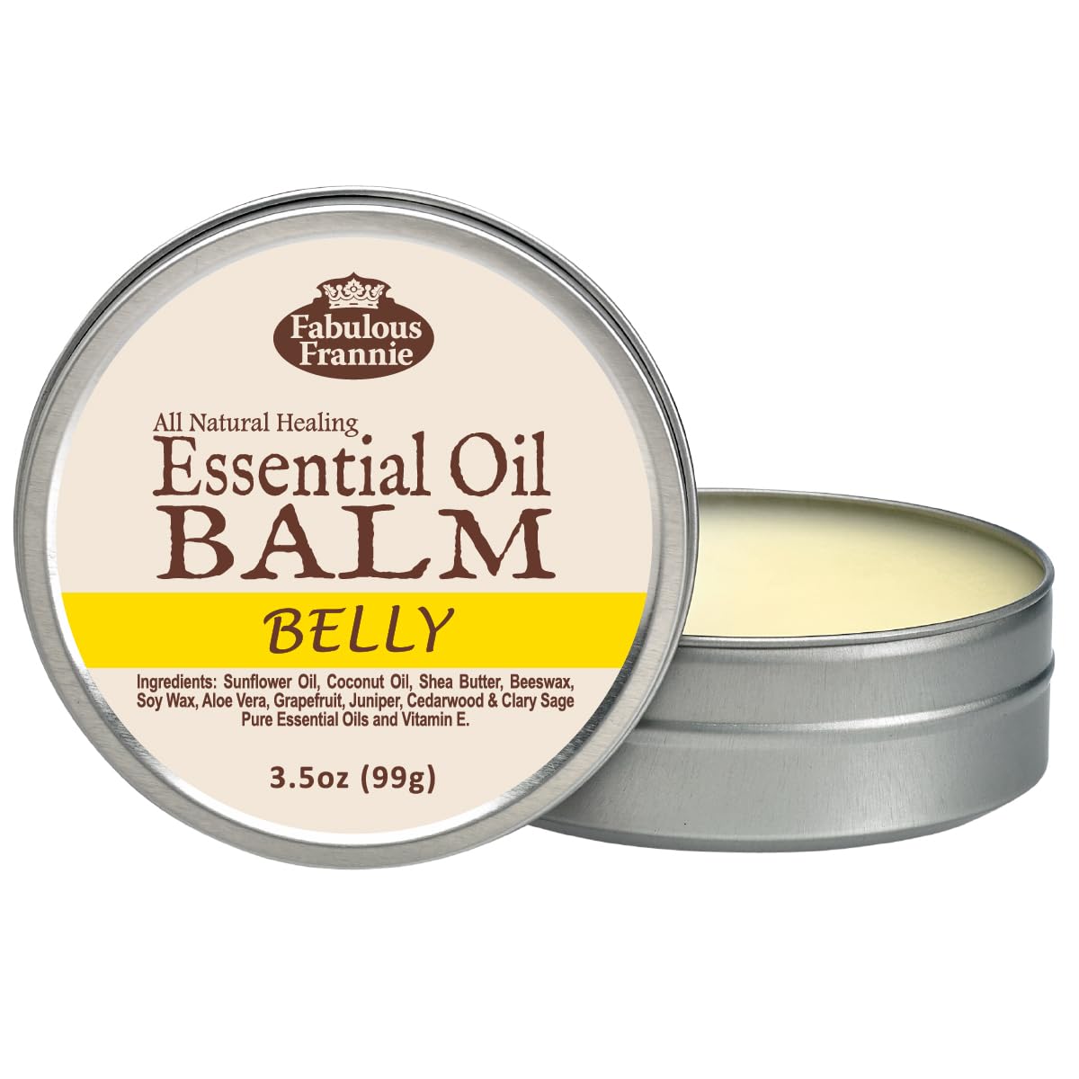 Fabulous Frannie Belly All Natural Essential Oil Healing Balm made - maternity | Mubboo