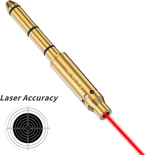 Miniatura 3 de Tipfun . 22LR.177 Cal0.354 in223 Cal0.236 in0.276 in30 Cal Red Laser Bore Extremo Barril Fácil de Ajustar, Revólveres, Pistolas, Rifle y Pistolas de
