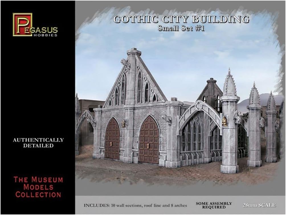 Pegasus Hobby Gothic City Building Small Set 1