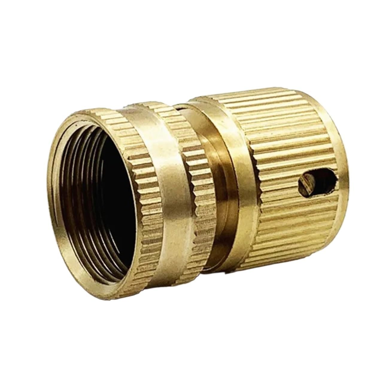 Bdfjeds Color 4 Garden Hose Connector 5Pcs 3/4" Thread Brass Quick Connector Garden Irrigation Coupling Faucet Joints Tap Copper Adapter(Color 4)