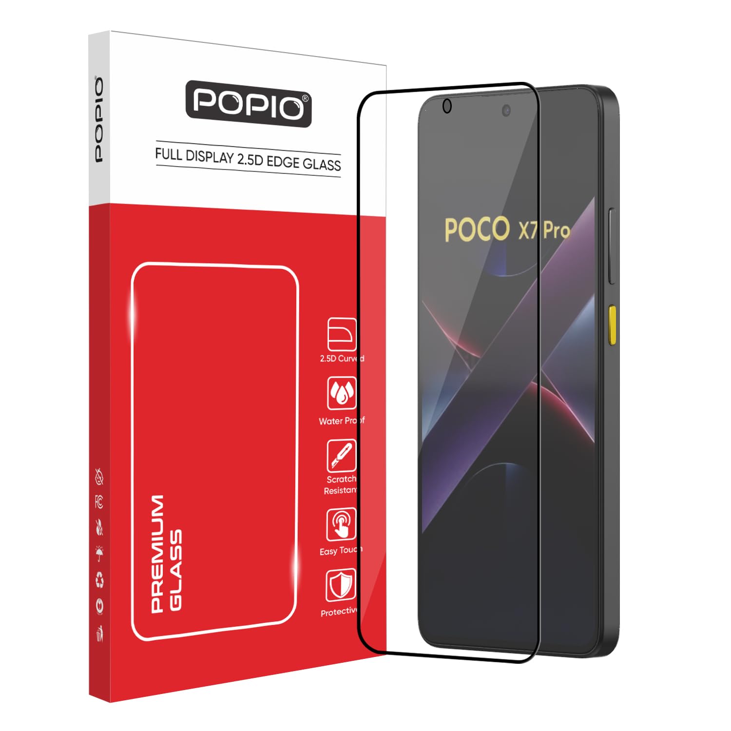POPIO Military-Grade Gorilla Tempered Glass for Redmi Note 17 | 9H Hardness, Edge-to-Edge, Bubble-Free — Amazon image 30