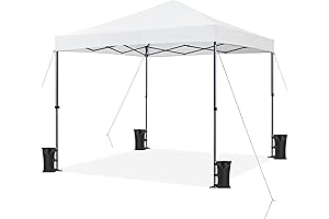 Yaheetech 10x10 Easy Setup One-Person Pop-Up Canopy Tent