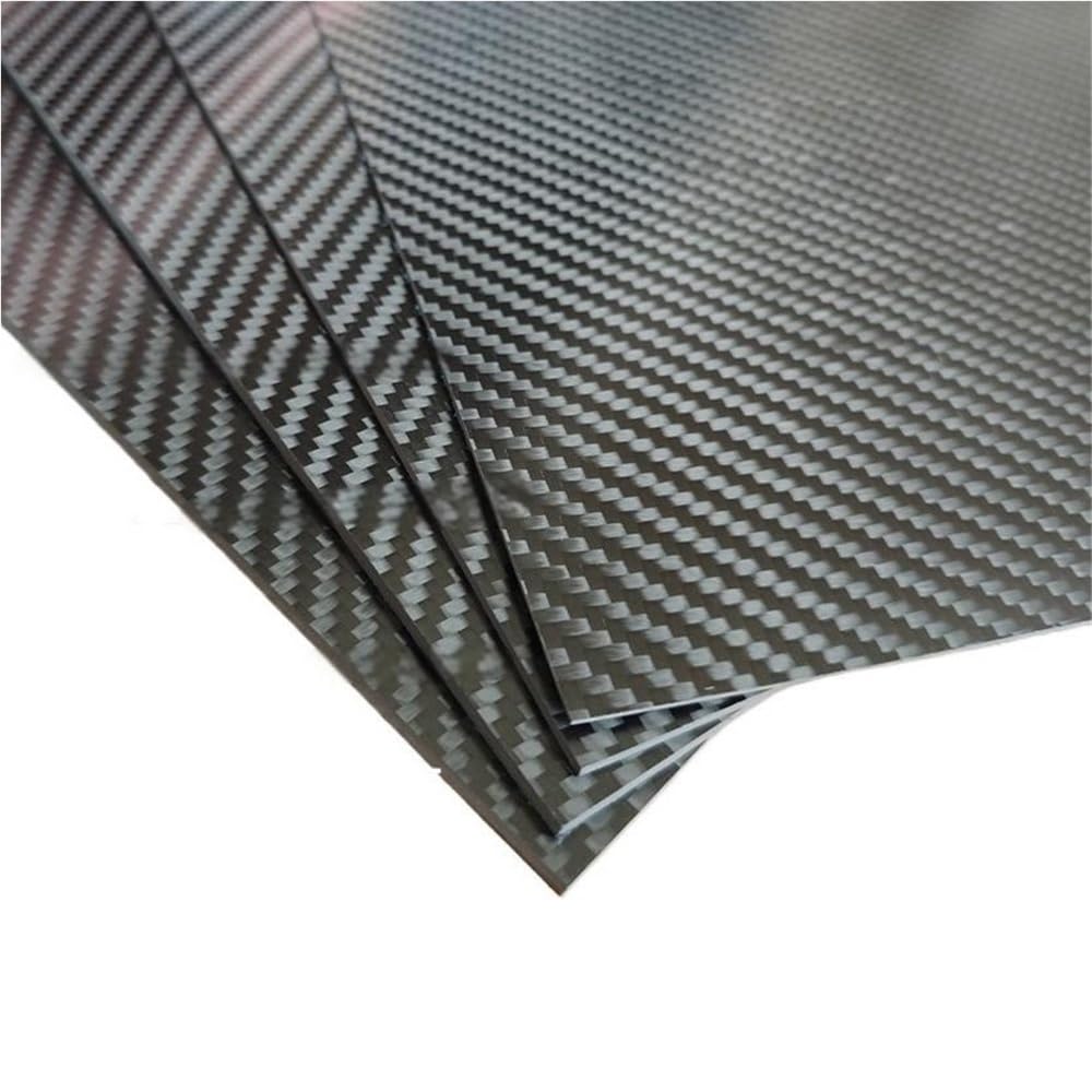 Laminato di carbonio Lastra in fibra di carbonio 3K da 300x400 mm, pannello in ad alta rigidità for strumentazione, 1 pezz0(1.5mm)