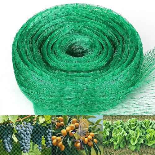 Malla Antipajaros Malla Antipalomas, 4 x 6 m Red Antipajaros Red Pajaros Proteccion, Malla Anti-pájaros, Red de Jardín para Protege Plantas, Arboles Frutales, Frutas, Flores, Estanques