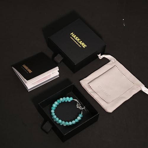 Miniatura 8 de HASKARE Pulsera de cristal real para mujer, regalo para el día de San Valentín para ella, pulseras hechas a mano de malaquita real, regalo para mamá