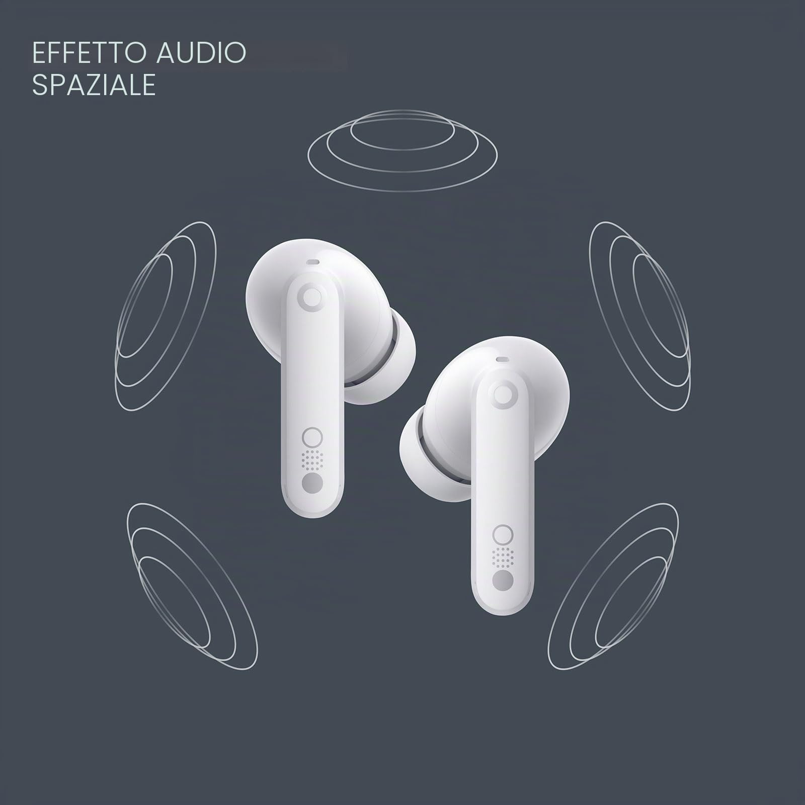 CMF Buds Pro 2 - Auricolari wireless con Smart Dial, auricolari ibridi con cancellazione del rumore da 50 dB, Bluetooth 5.3, bassi da 11 mm con LDAC, 6 microfoni audio ad alta risoluzione, autonomia
