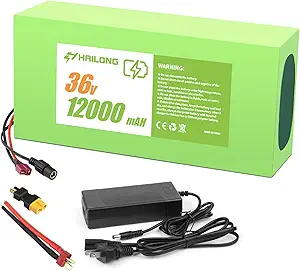 H HAILONG 24V 36V 48V 52V Universal Power Pack Rechargeable Battery for E-lec-tri-c Bike Scooter Tricicycle