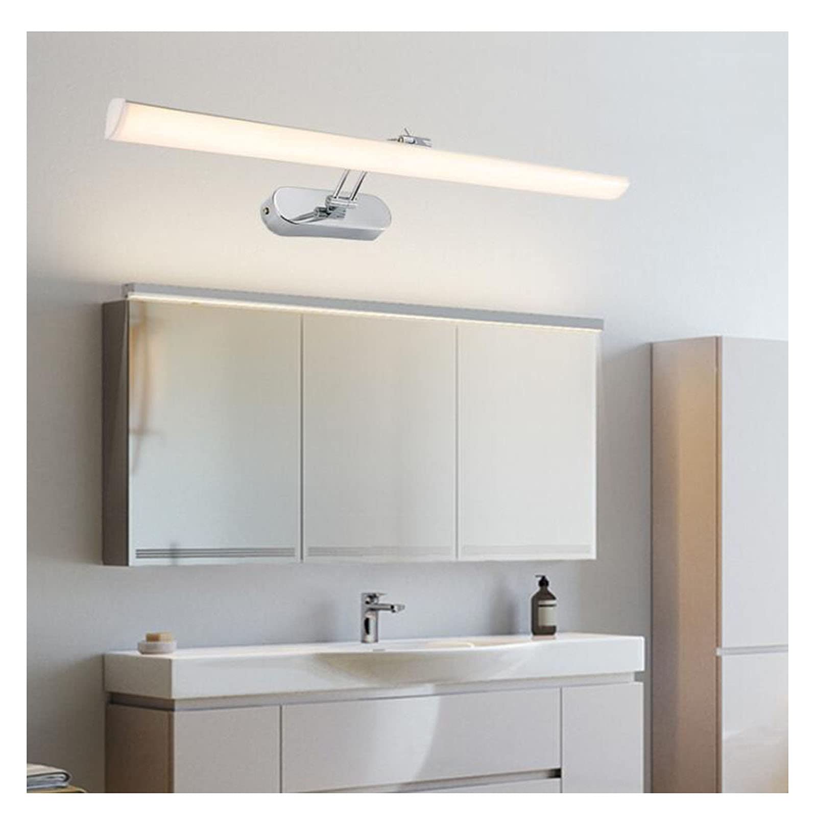 Éclairage de courtoisie LED pour éliminer les ombres du miroir grâce à l'angle réglable IP44