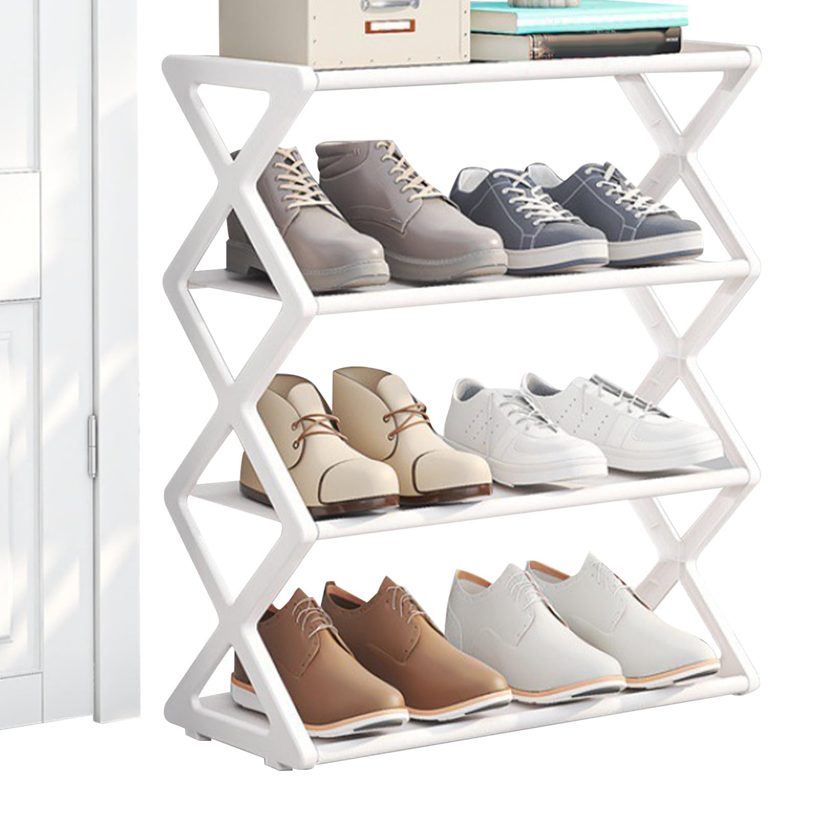 Étagère à chaussures pour petits espaces - Solution pour libérer le sol de votre porte d'entrée