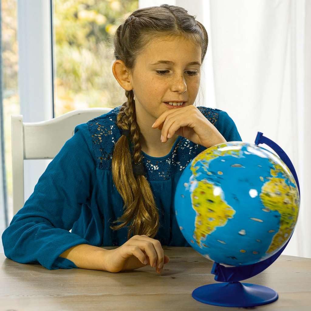 Kinderglobus in deutscher Sprache. Puzzleball 180 Teile: Erlebe Puzzeln in der 3. Dimension
