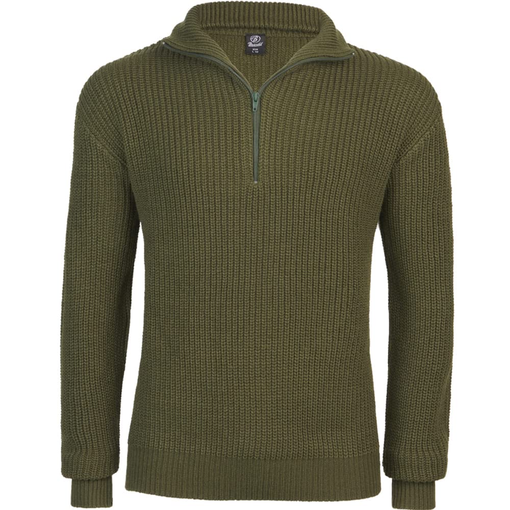 Branditmens Marine Pullover Troyer Sweater