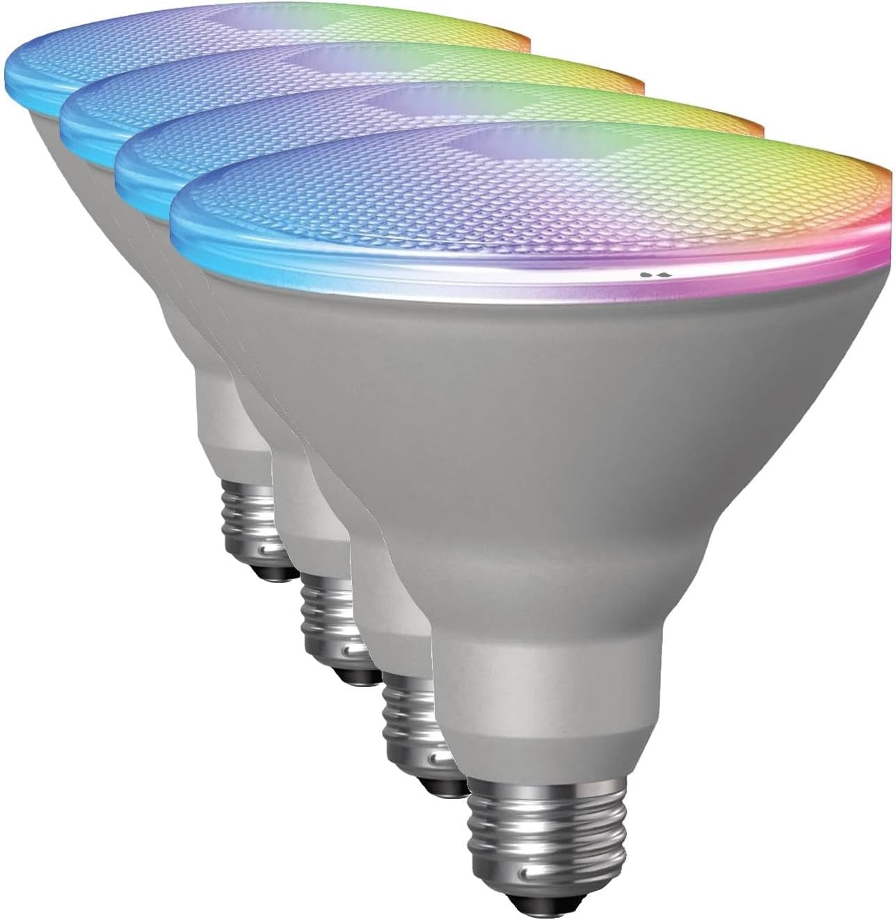 Feit Electric OM60/950CA/AG/3 60 Watt Equivalent WiFi Dimmable, No Hub Required, Alexa or Google Assistant A19 LED Smart Light Bulbs, 4.4" H x 2.4" D, 5000K Daylight, 3 Count