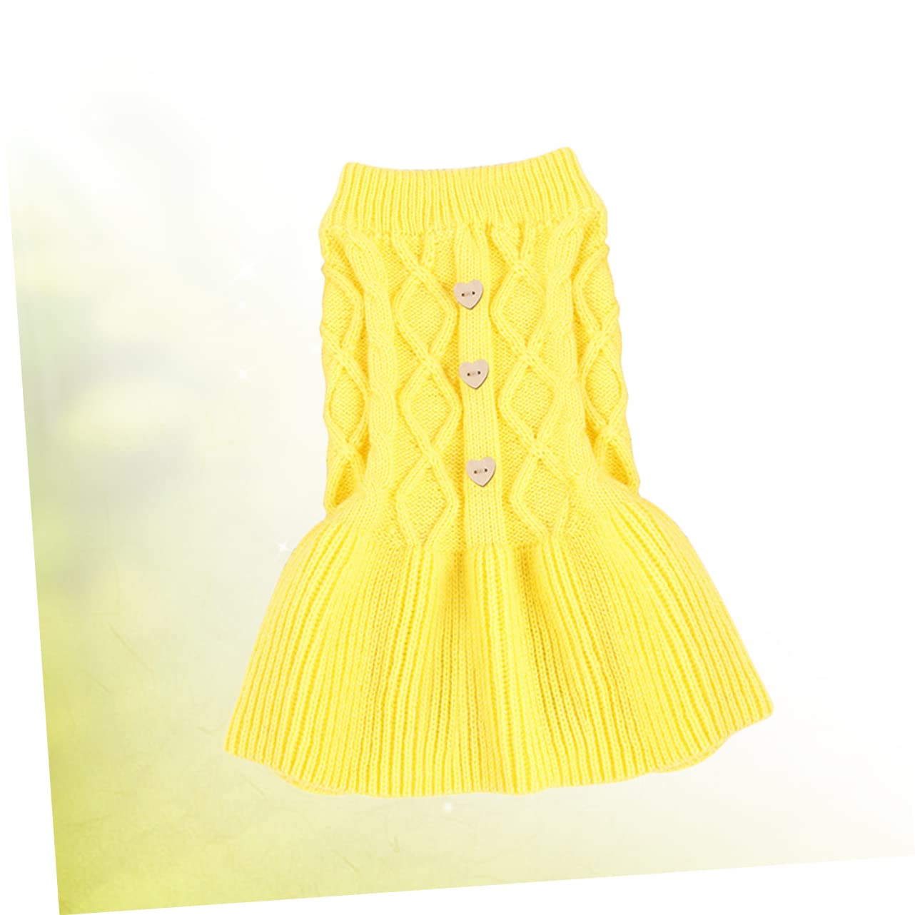 BESPORTBLE 3pièces Pull Printemps pour Chiens Et Vêtement Doublé Laine Design Élégant XXS Jaune