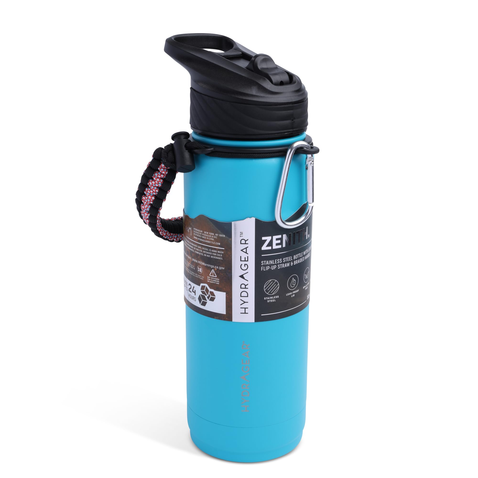 Amazon.com: Hydragear Zenith Straw Stainless Steel Bottle with