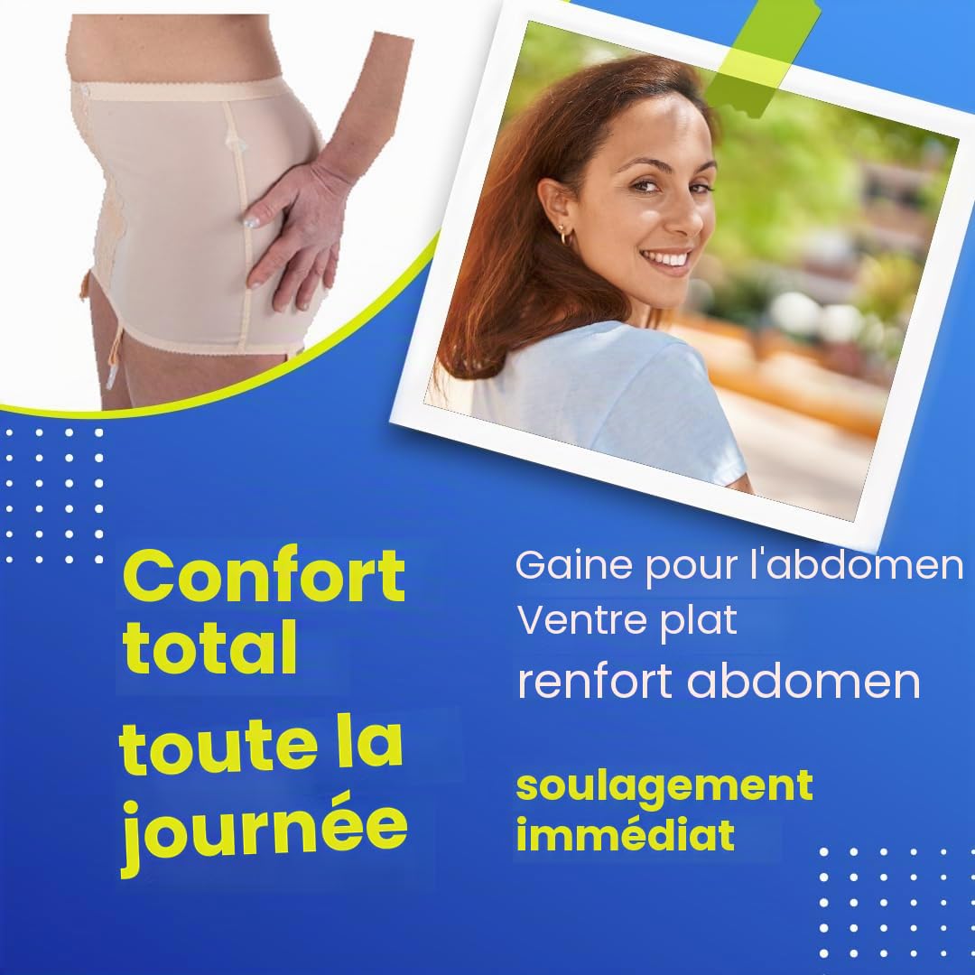 Porte-Jarretelles Ventre Plat Femme Lingerie Sculptante Corset Minceur