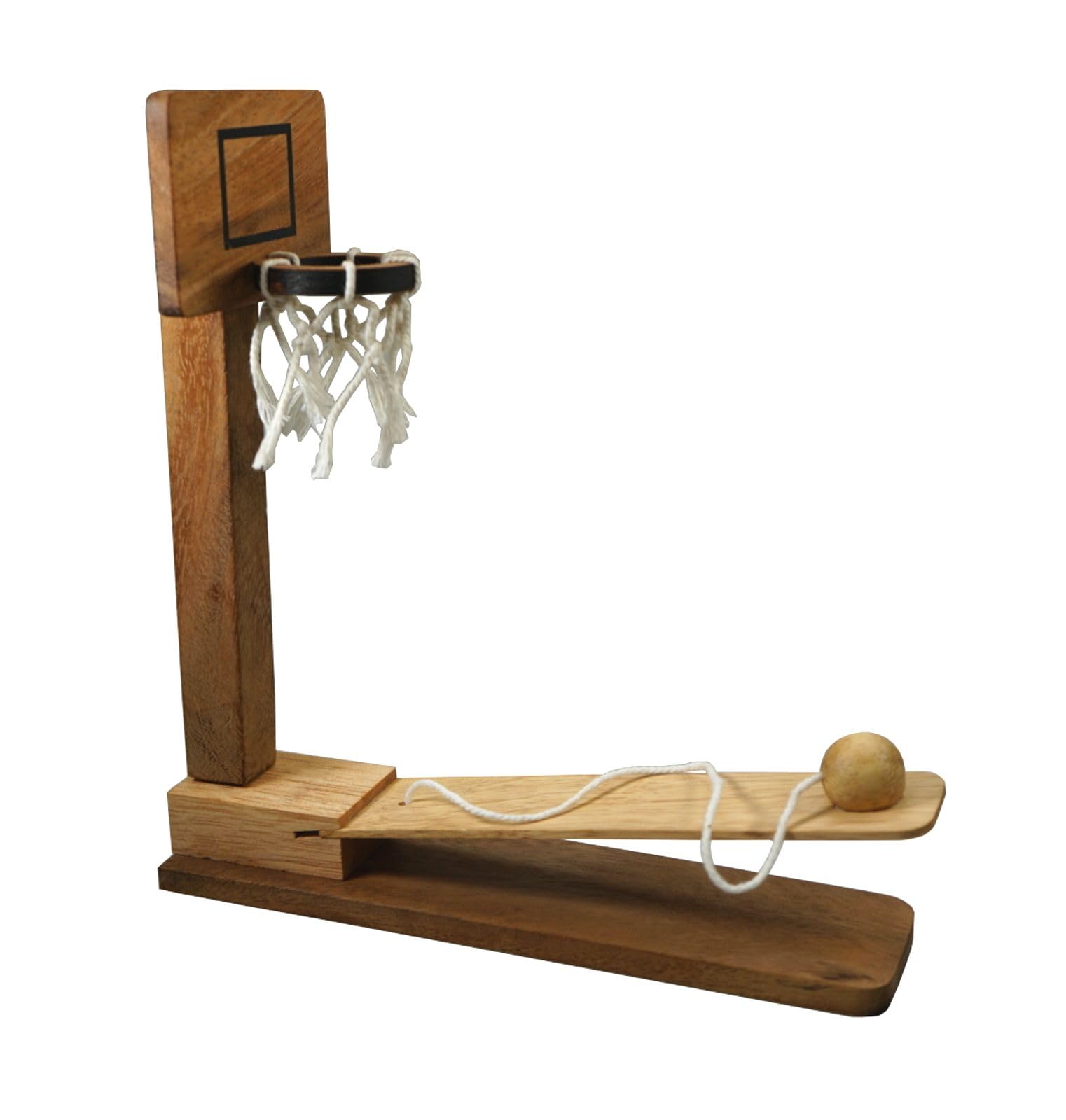 LOGOPLAY Basketball - Wooden Skill Game-image-1