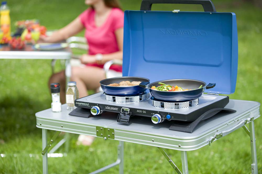 Campingaz Uni 400 SG Campingkocher, Kompakter Outdoor Kocher