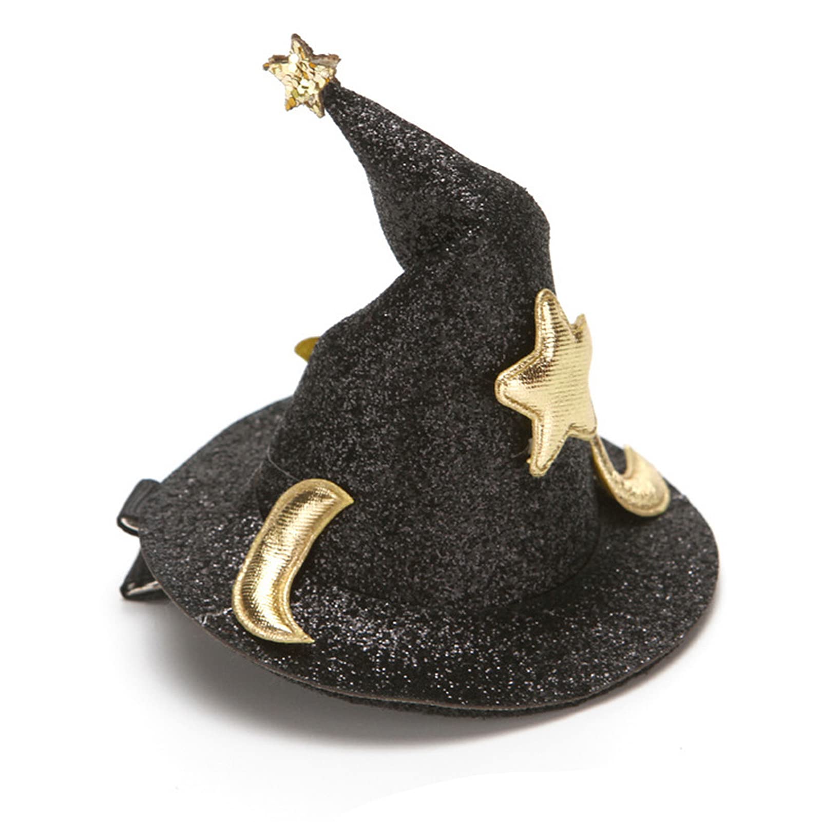 Chapeau De Sorcière Miniature Noir - Pince à Cheveux Pour Halloween, Déguisement - Accessoire Photo Fête