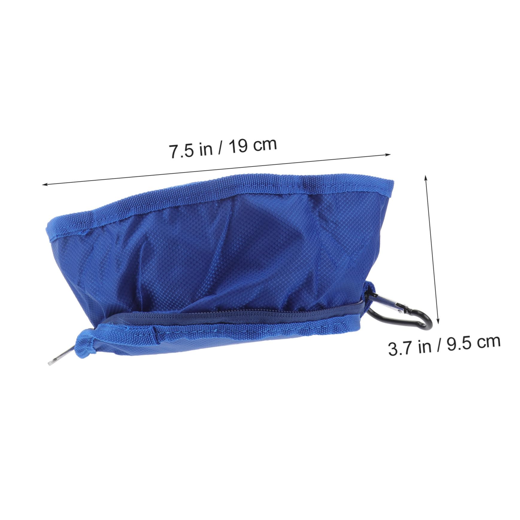 YARNOW Pet Food Bowl Toast Portable Waterproof Dog Water Bowl for Camping Travel Hiking Blue