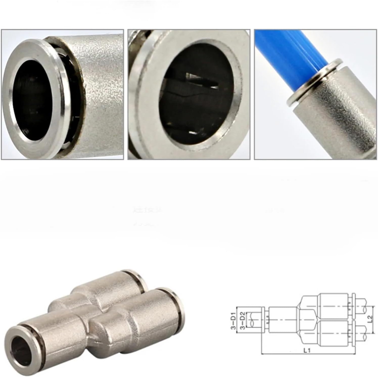 PU PV PE PY PM Brass Metal Pneumatic Quick Connector Straight Through 12mm Air Compressor Hose High Pressure Connector(PE)