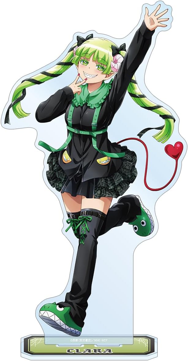 Got Demon in! Iriduma-kun Illustrated Furaku Clara Black Coordination Version, Extra Large Acrylic Stand