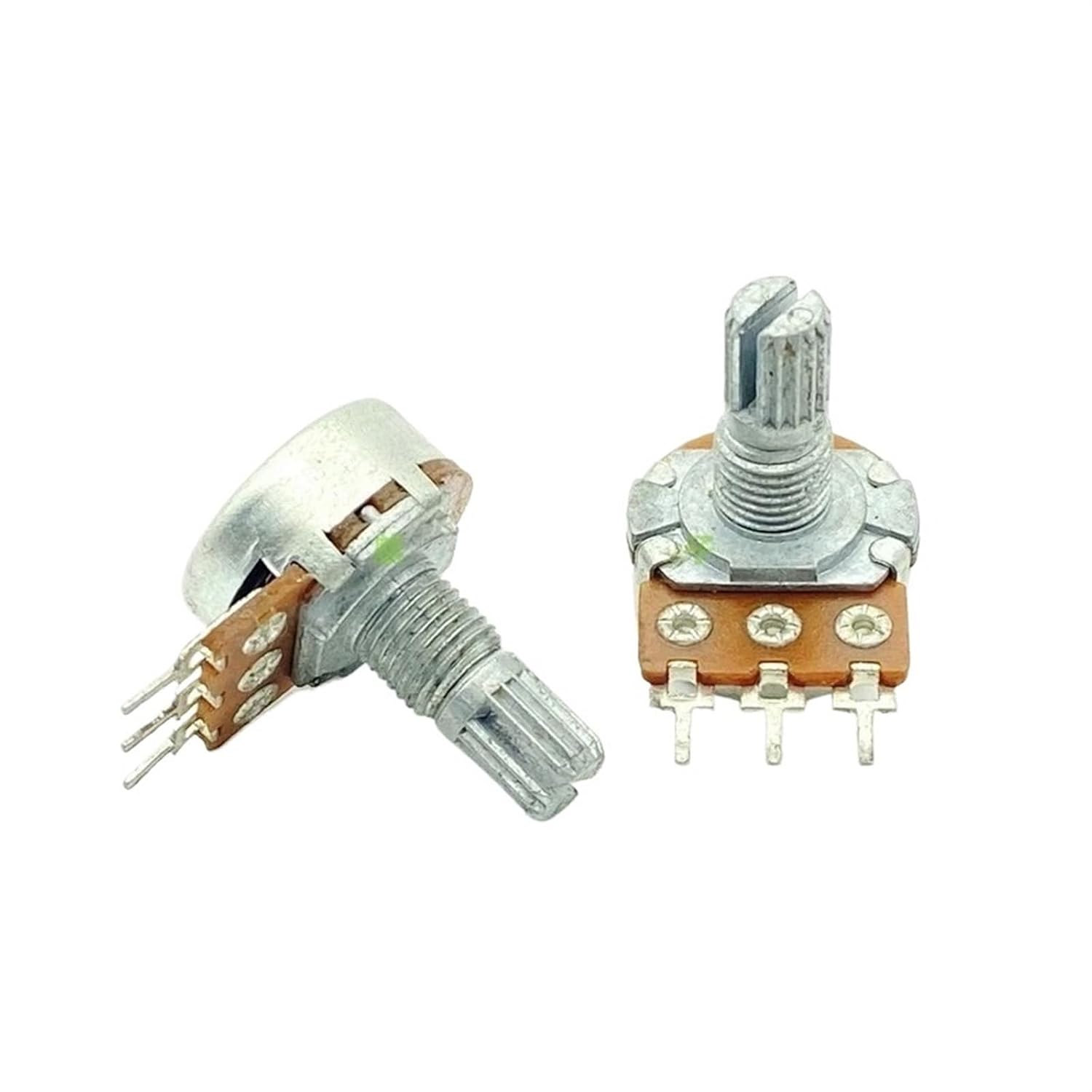5Pcs/Lot 16 Type A200K 3-pin Single Speaker Power Amplifier Sound Volume Control Potentiometer 15mm Axis