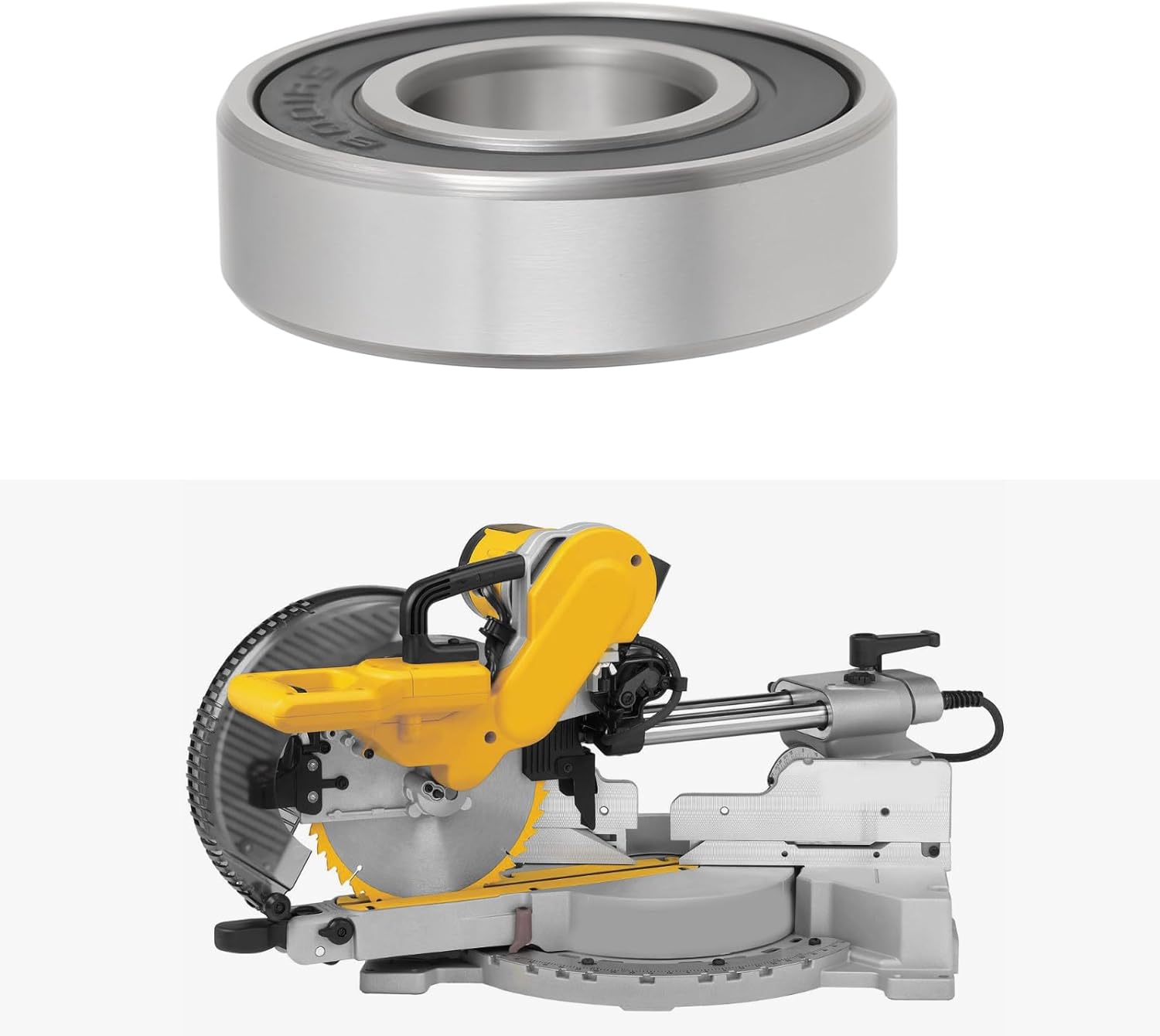 SING F LTD 2x Miter Saw Bearing 605040-59 Compatible with DeWalt DW718 DW770 12x28.5x8mm