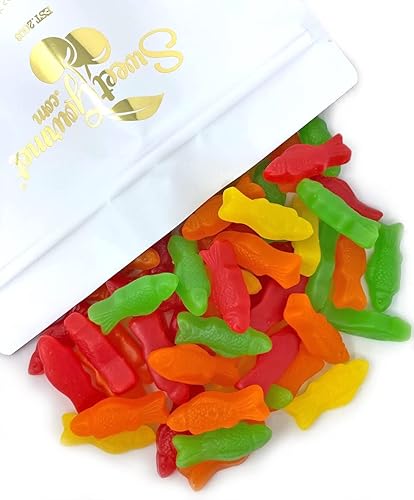 SweetGourmet JuJu Fish de frutas surtidas  Caramelos a granel  3 libras