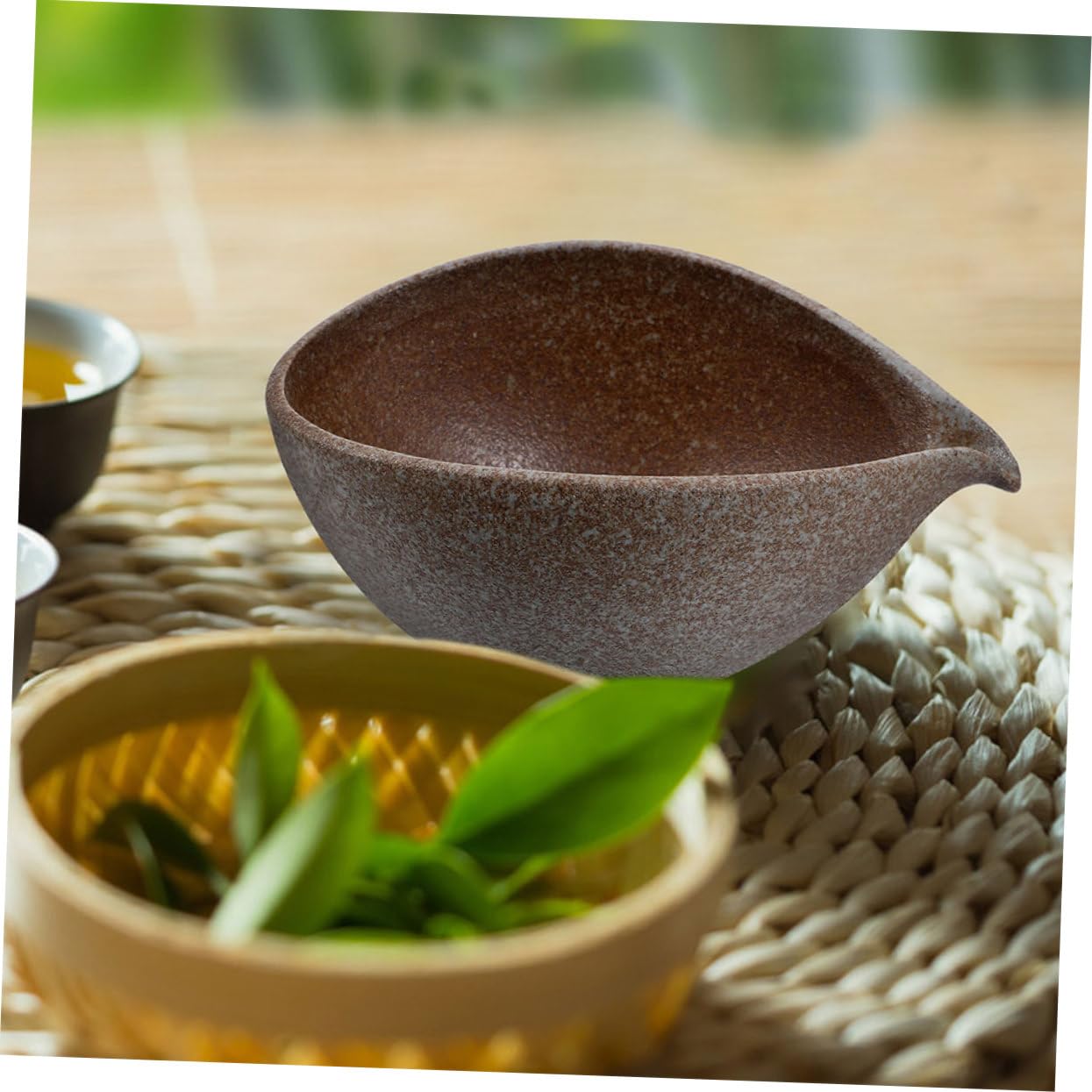Hemobllo 2pezzi Tazze tè Giapponesi con Beccuccio Ad Gongfu Tea Set per Infusione tè Design e