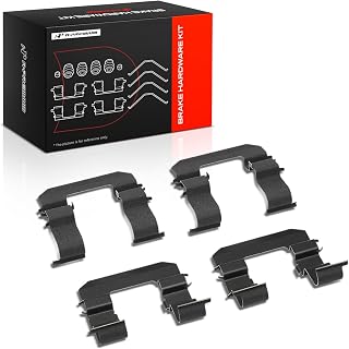 A-Premium Front Side Disc Brake Hardware Kit | Compatible with Hyundai Accent & Kia Rio, Rio5, 2006-2011, Direct-fit