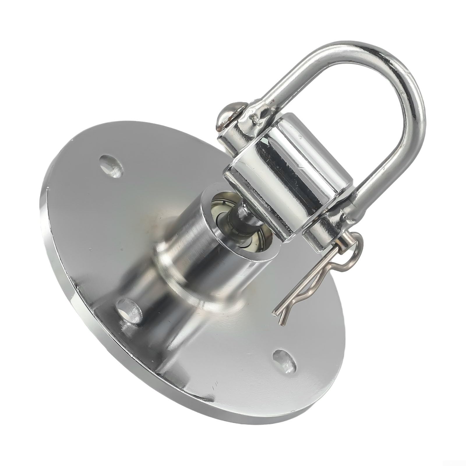 Stainless Steel Speed Bag Swivel with 360 Degree Rotation, Heavy Duty Boxing Ball Base Hook for MMA Pear Shape Punching Bag, For Sandbag Hanger for Home