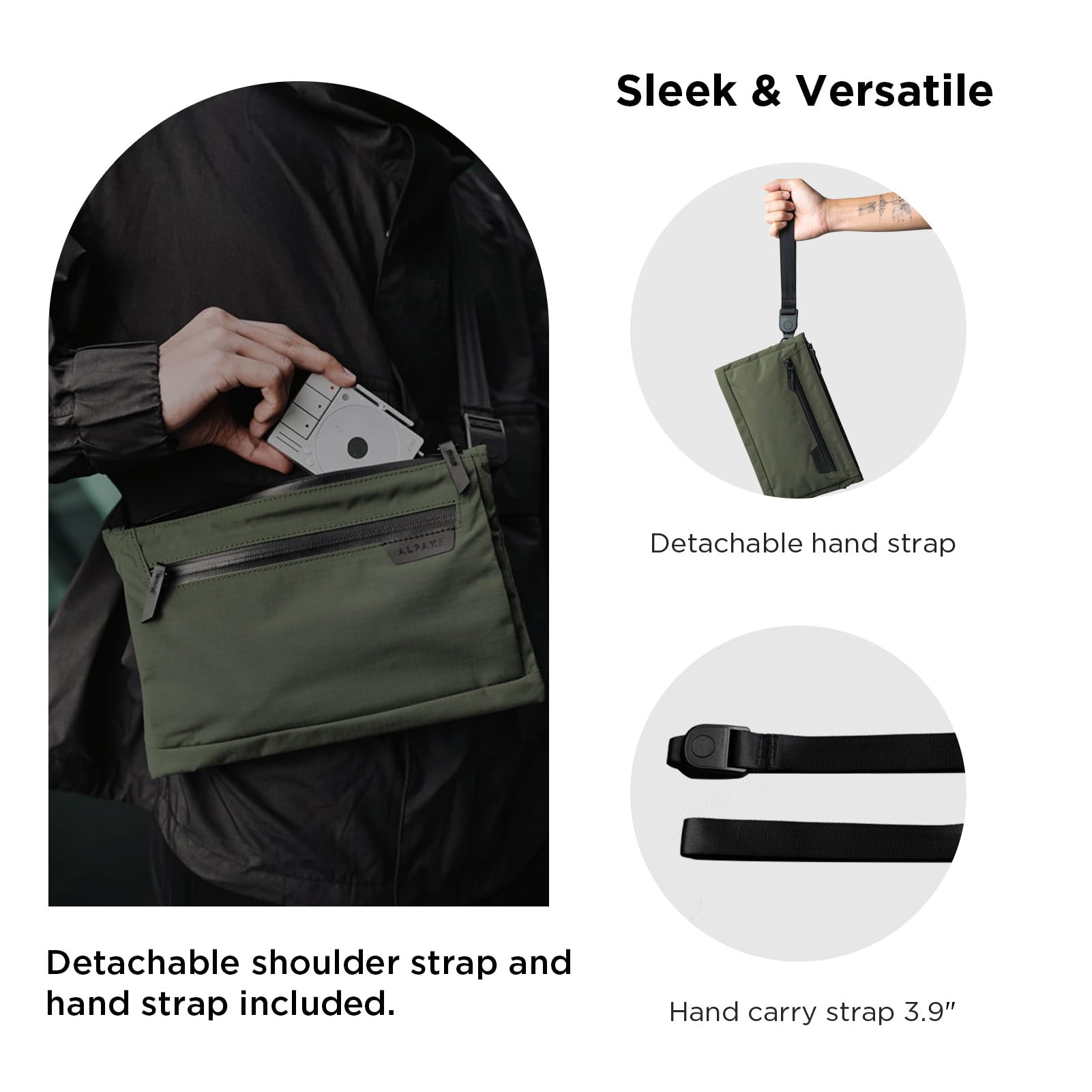 ALPAKA Zip Pouch Max V2 – Umhängetasche 2L