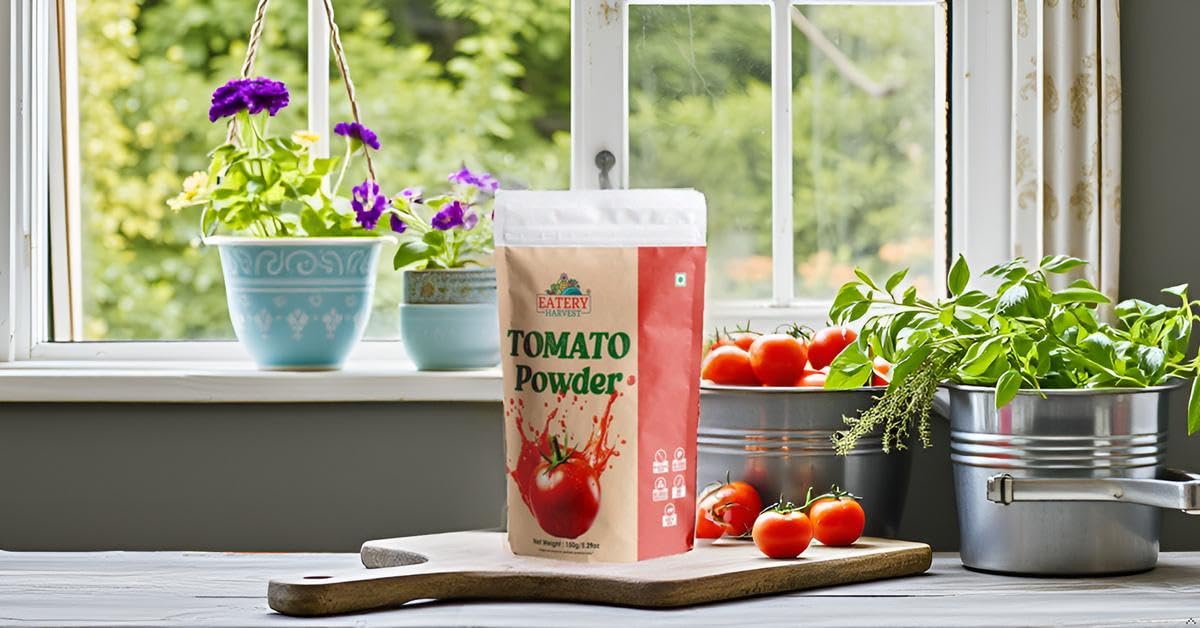 EATERY HARVEST Tomato Powder, 150 gm, as a Sweet & Tangy Seasoning for Cooking, Soups, Sauces, bevarages - Image 3 thumbnail