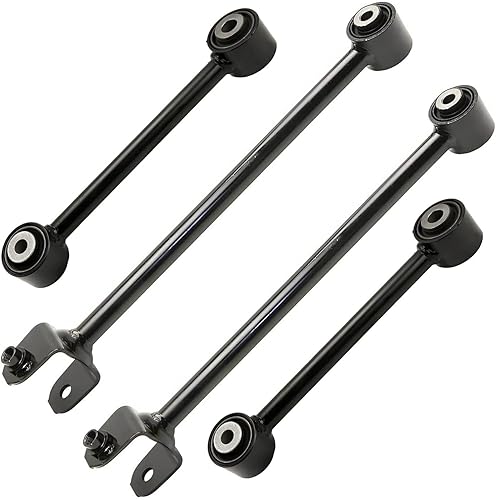 Miniatura 200 de Detroit Axle - Kit de 4 brazos de control delanteros para Chrysler 300 Dodge Challenger Charger Magnum, 2 brazos de control delantero inferiores con