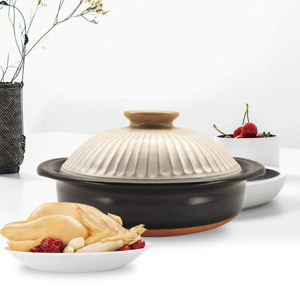 Pentola in Ceramica per fornelli, cuociriso in Argilla, casseruola Rotonda in Ceramica, pentola Giapponese per fonduta, pentola per zuppa, recipienti in Terracotta resis