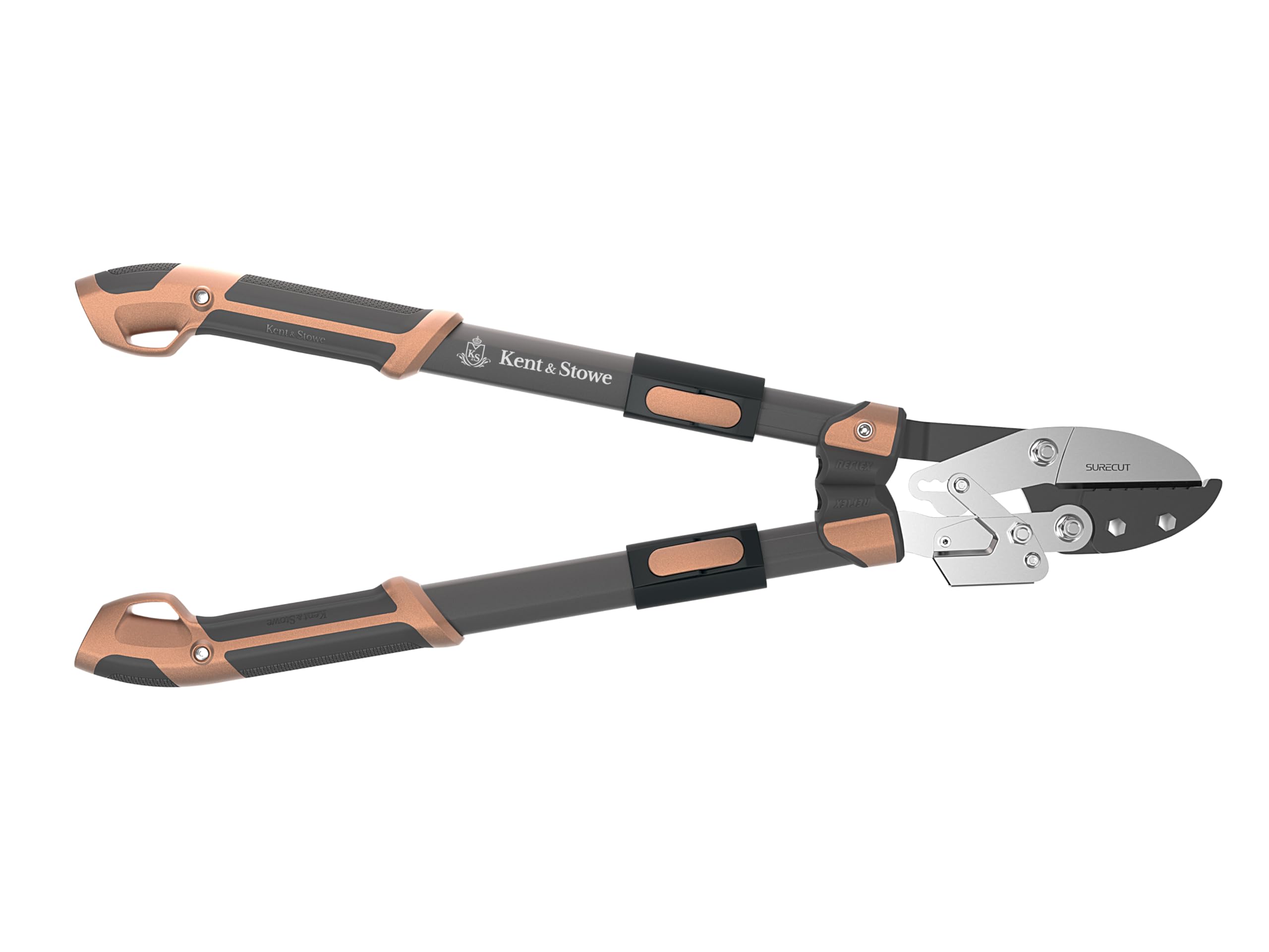 Kent & Stowe KS Surecut - Troncarami a incudine a cricchetto in legno duro