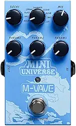 MDYFVI Mini Universe Digital Reverb Pedal 9 Efeitos Sala/Shimmer/Lofi/Spring Reveb Effect Pedals Guitar True Bypass