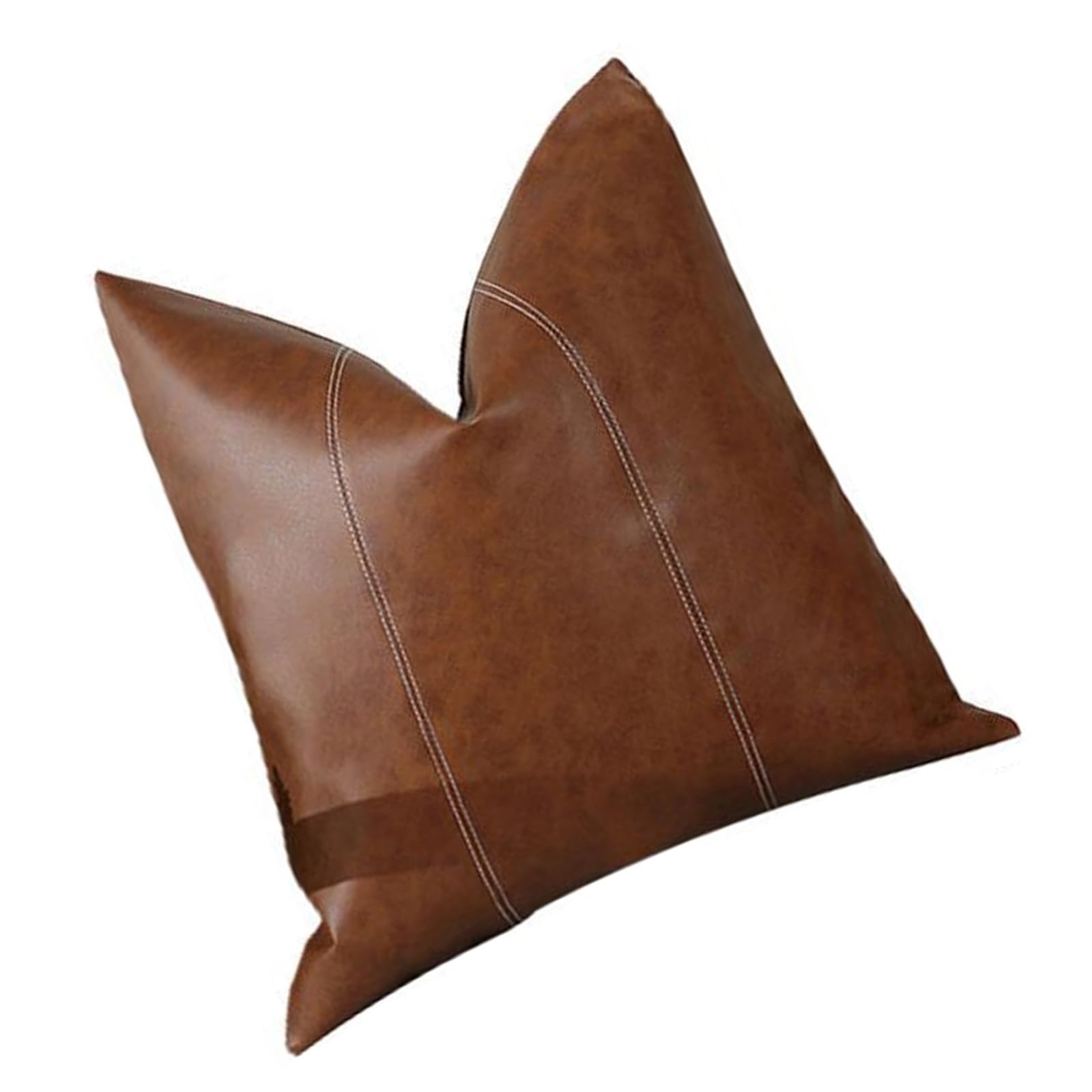Woedpez Leather Pillow Covers Modern Farmhouses Styles Pillowcase Decorative Square Case for Couch Bed Sofa 30x50cm 45x45cm Modern Pillowcase