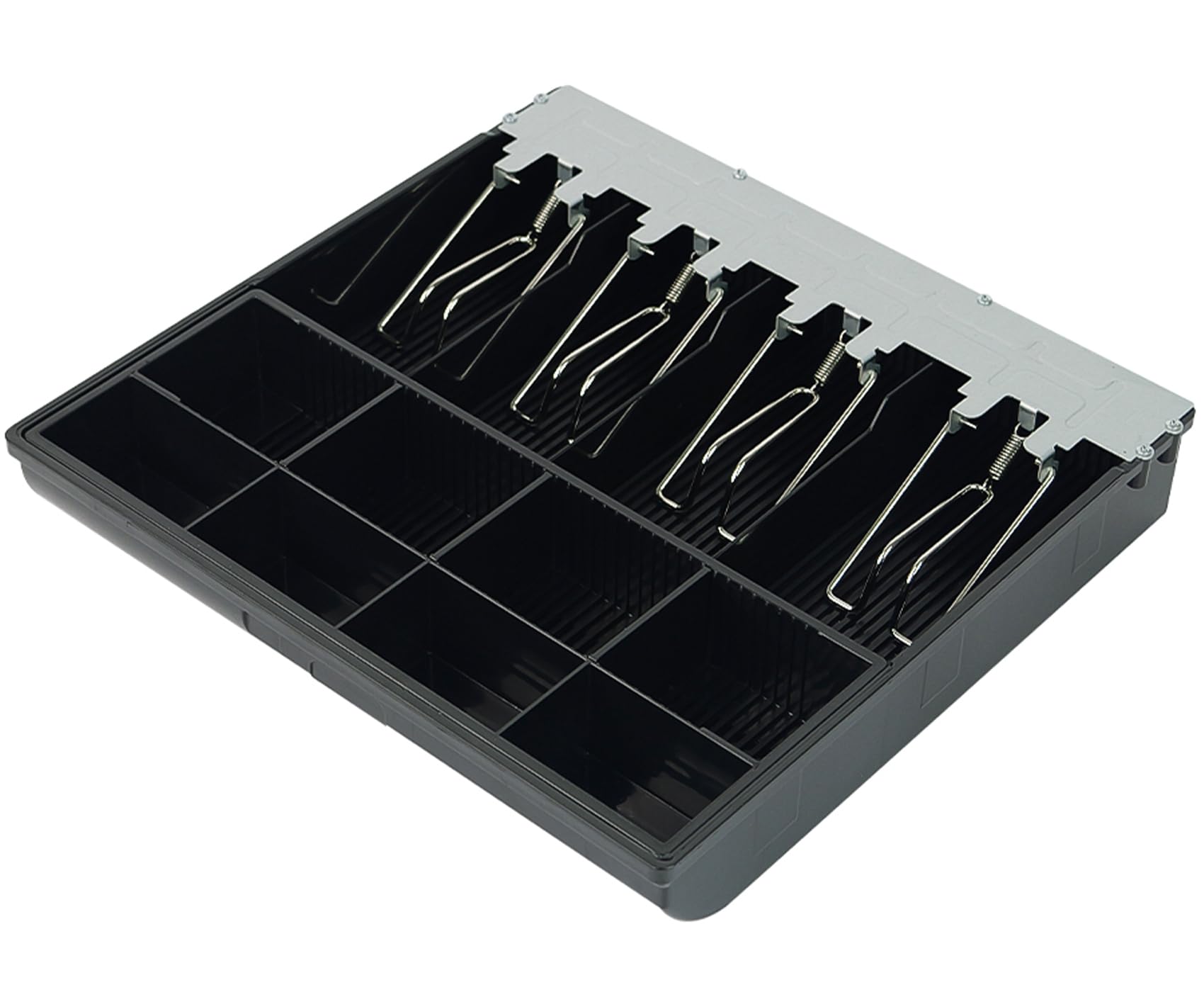 Organizzatore di Denaro per Cassetto Portavalori, Chiusura a Scatto per Banconote, Chiusure in acciaio inox, Regolazione della Larghezza, Armadietto sotto l'inserto per Monete, HDWR HD-WS35