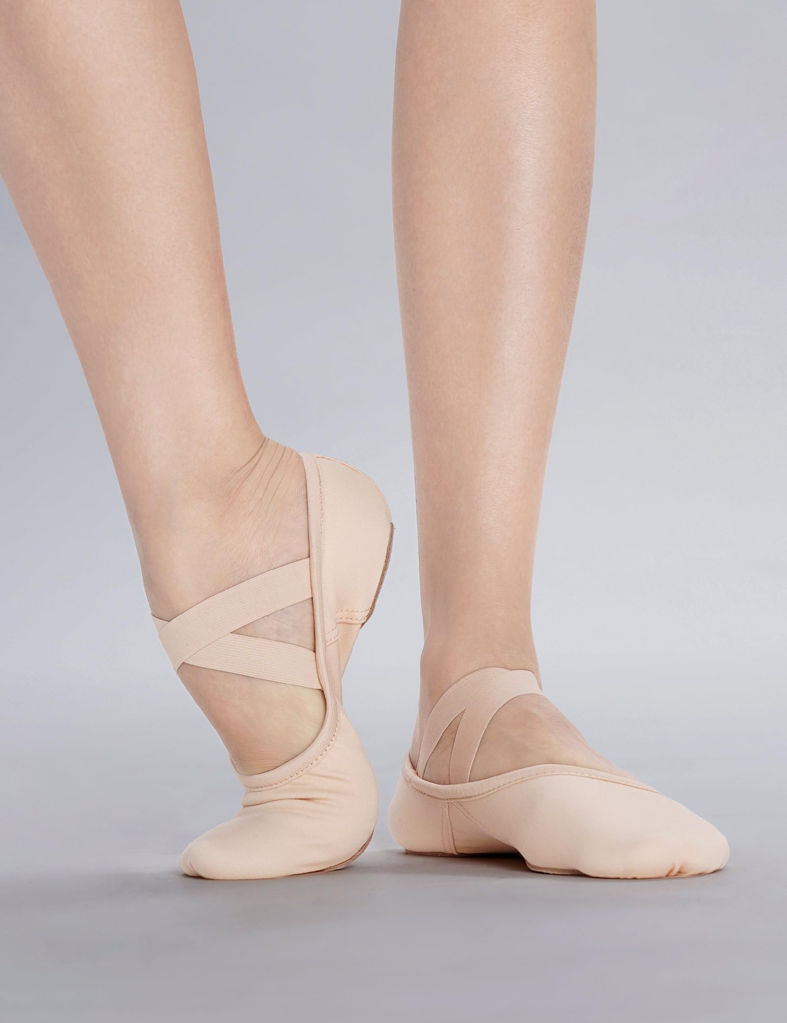 Highly Stretch Canvas Ballet-Flats for Girls