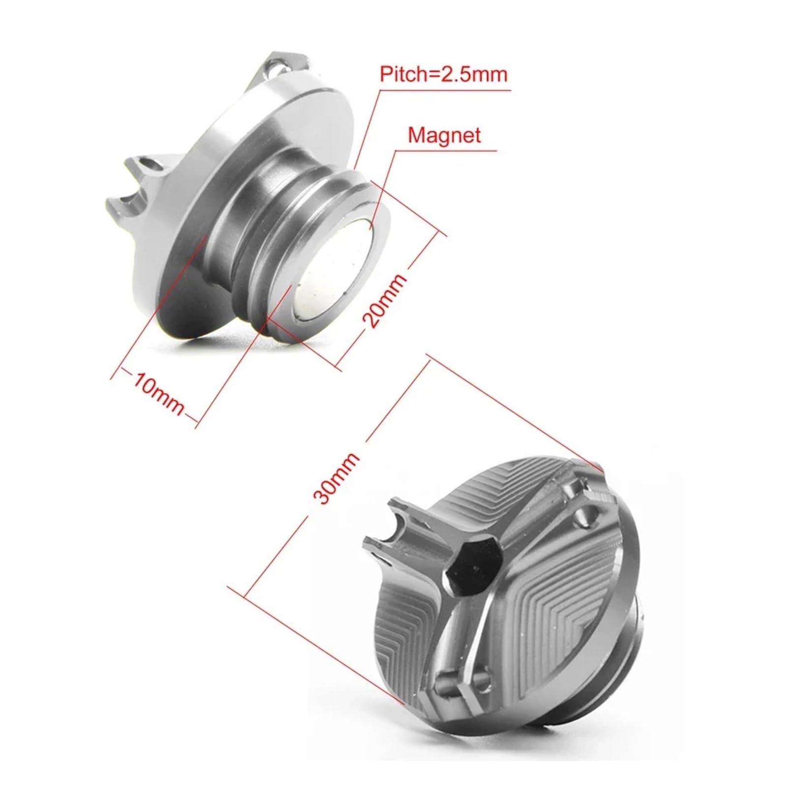 Tappo Olio Motore In Alluminio CNC Per Yamaha TMAX 560 530 500 - Accessorio Moto Colorato - Foto 5