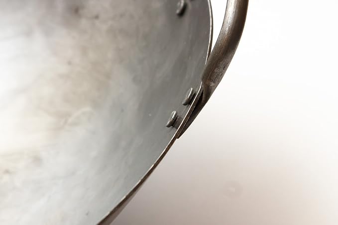 Craft Wok Wok de acero al carbono martillado a mano 16 pulgadas Canton pesado miniatura 2
